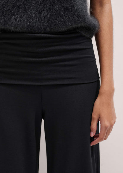 Black Super Wide Palazzo Pant