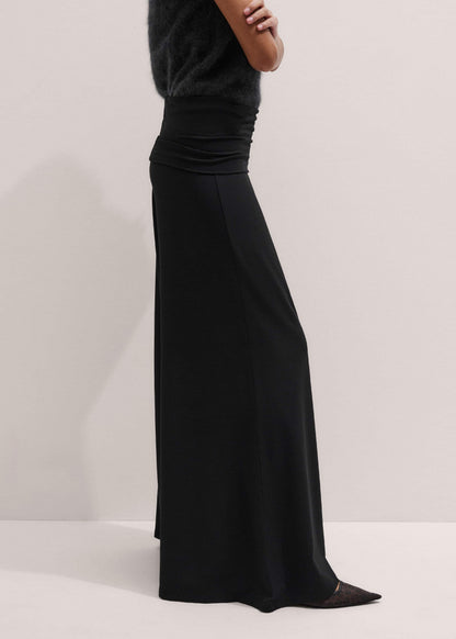Black Super Wide Palazzo Pant