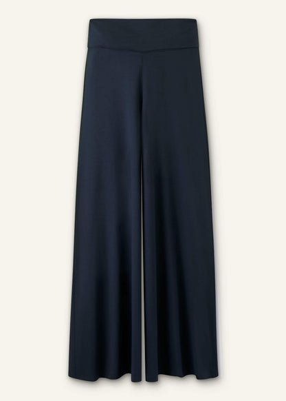 Navy Super Wide Palazzo Pant