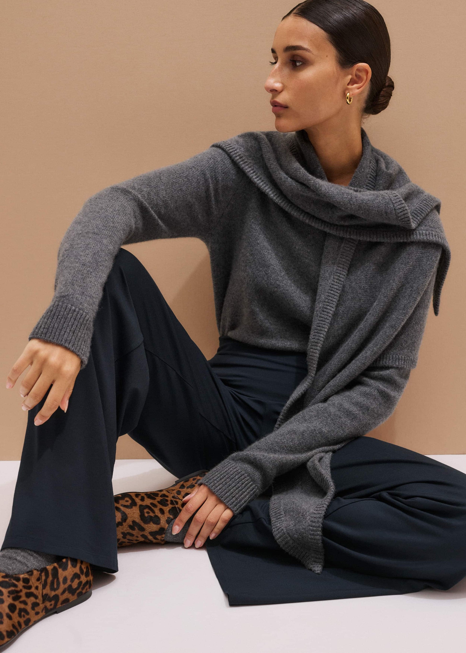 Navy Icon Palazzo Pant