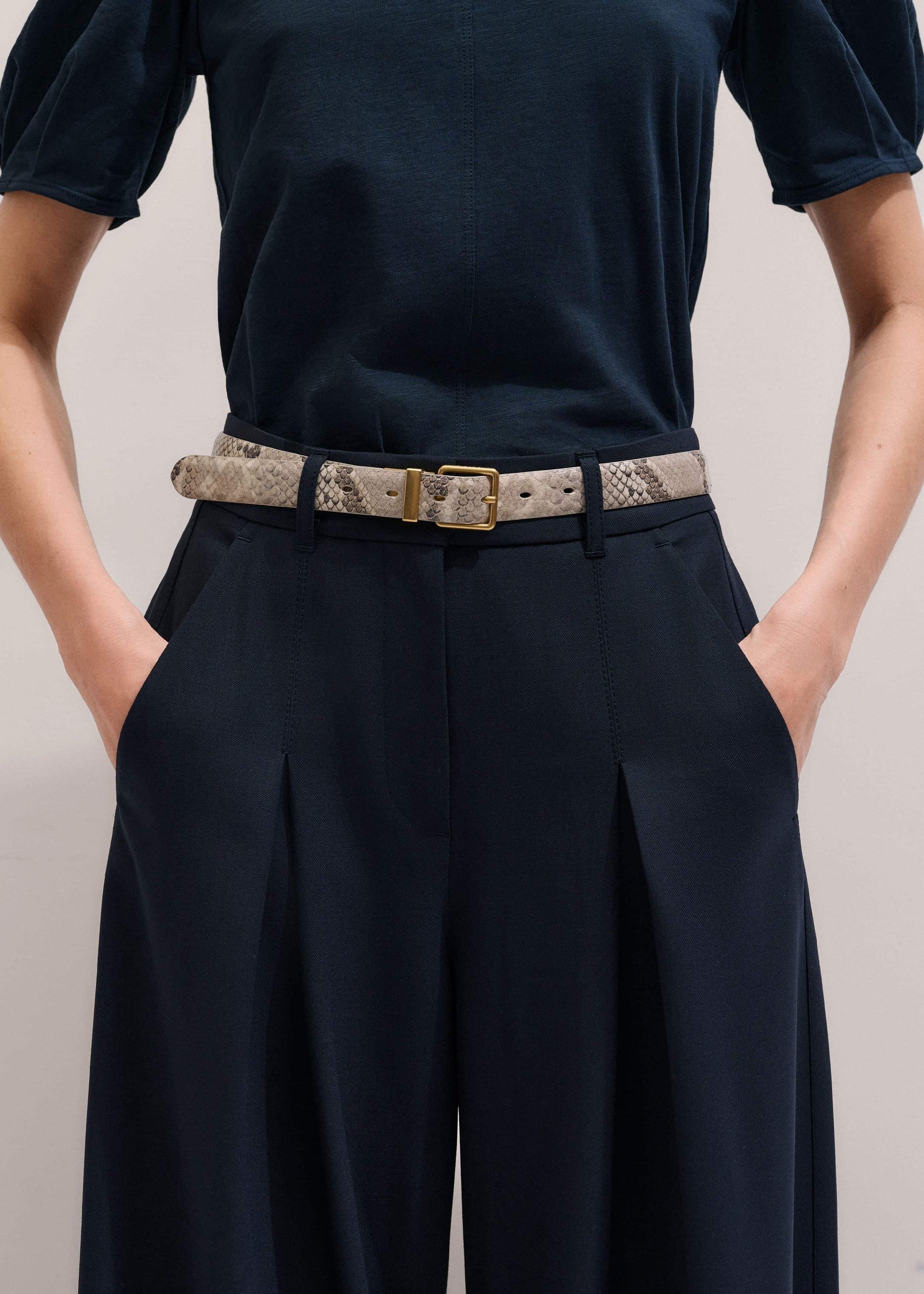 Navy Ultimate Very Wide-Leg Pant