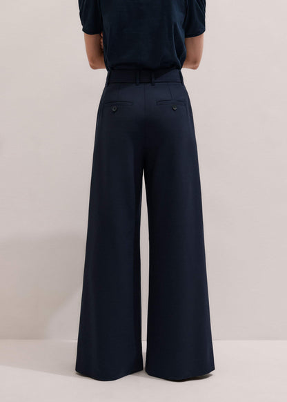 Navy Ultimate Very Wide-Leg Pant