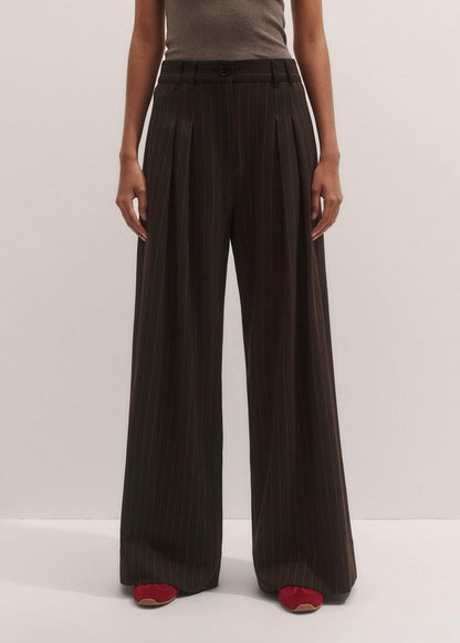 Brown Wide-Leg Pant