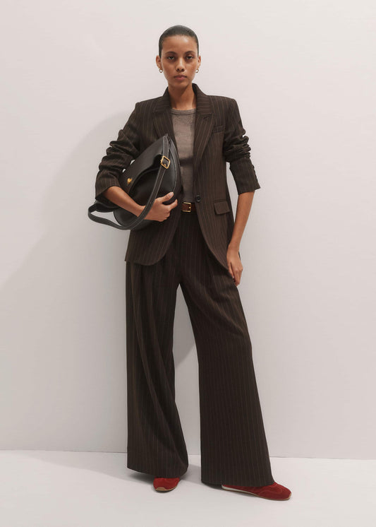 Brown Wide-Leg Pant