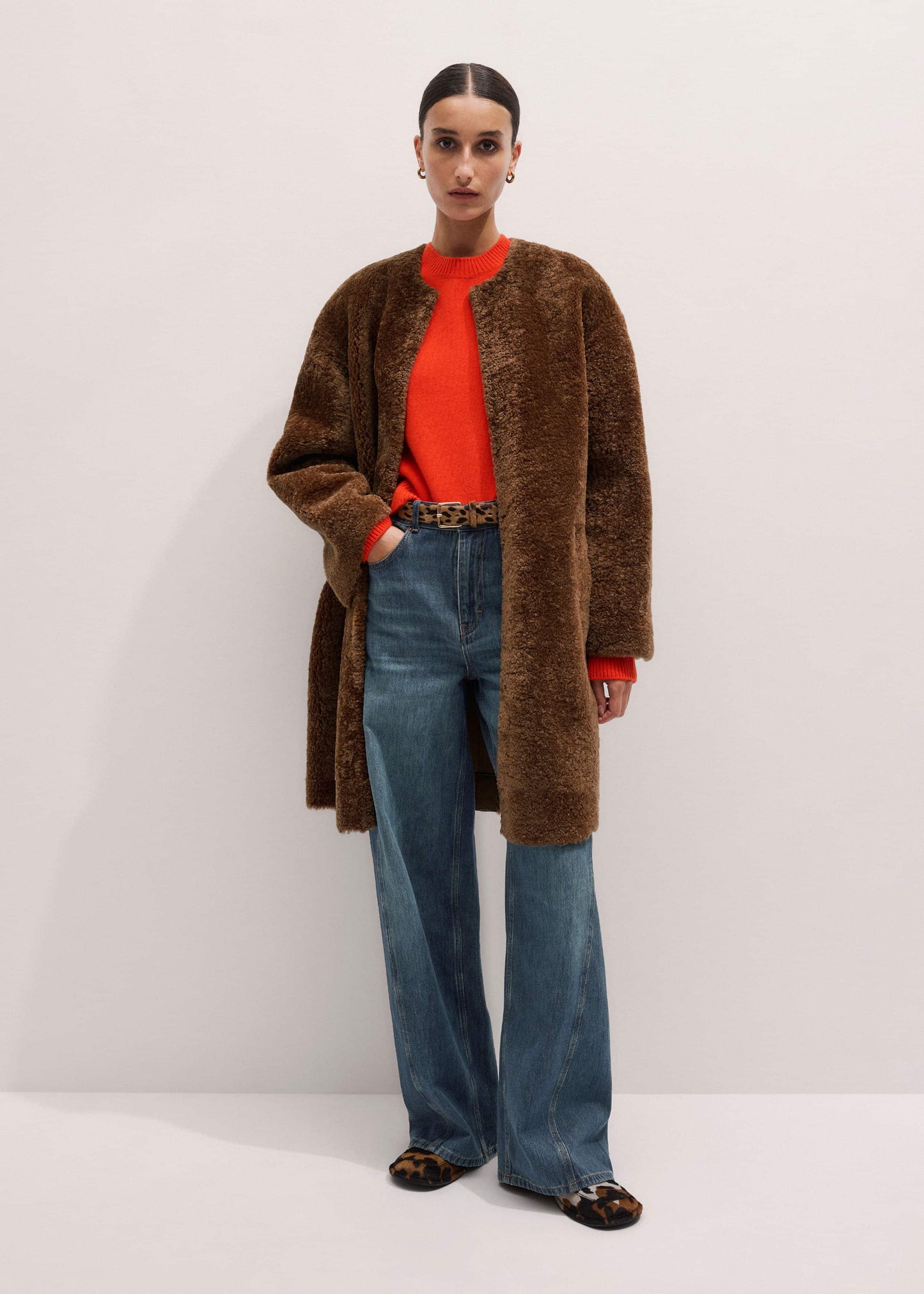Blue Relaxed Straight Insert Jean