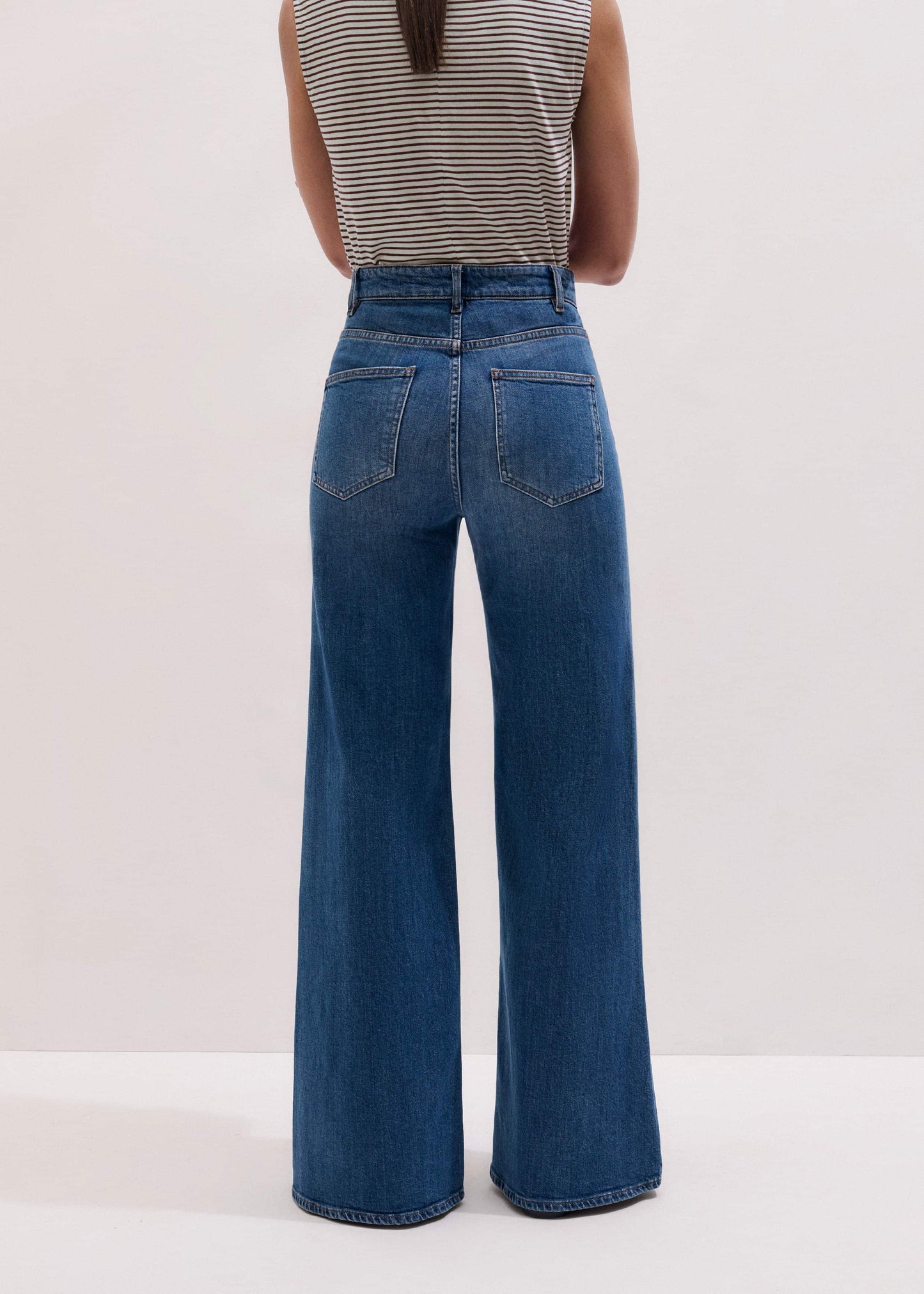 Blue Super Flare Wide Jean