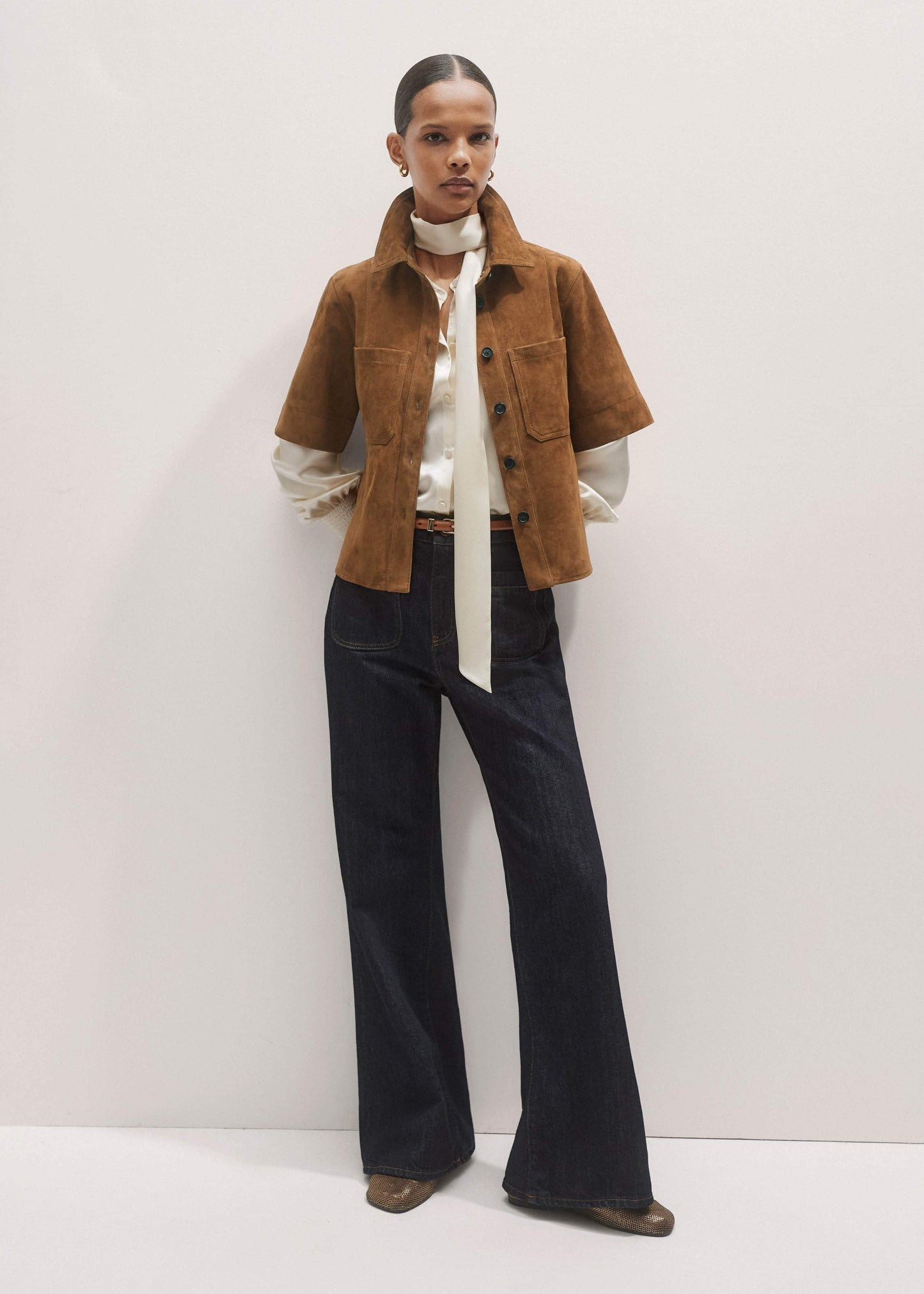 Blue Subtle Flare Jean
