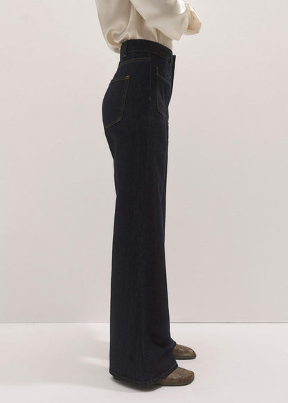 Blue Subtle Flare Jean