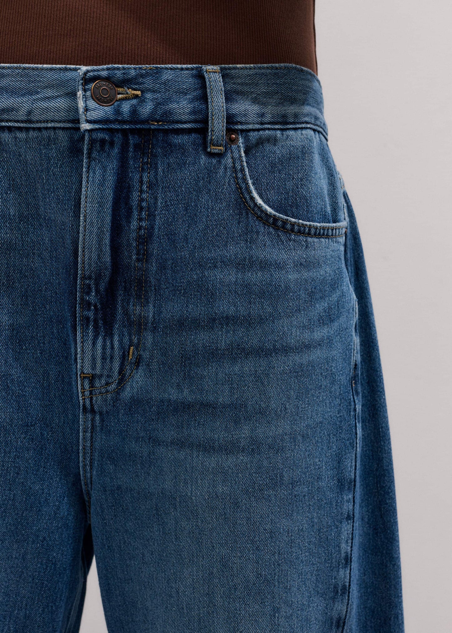 Blue Engineered Barrel Jean