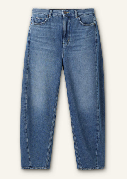 Blue Engineered Barrel Jean