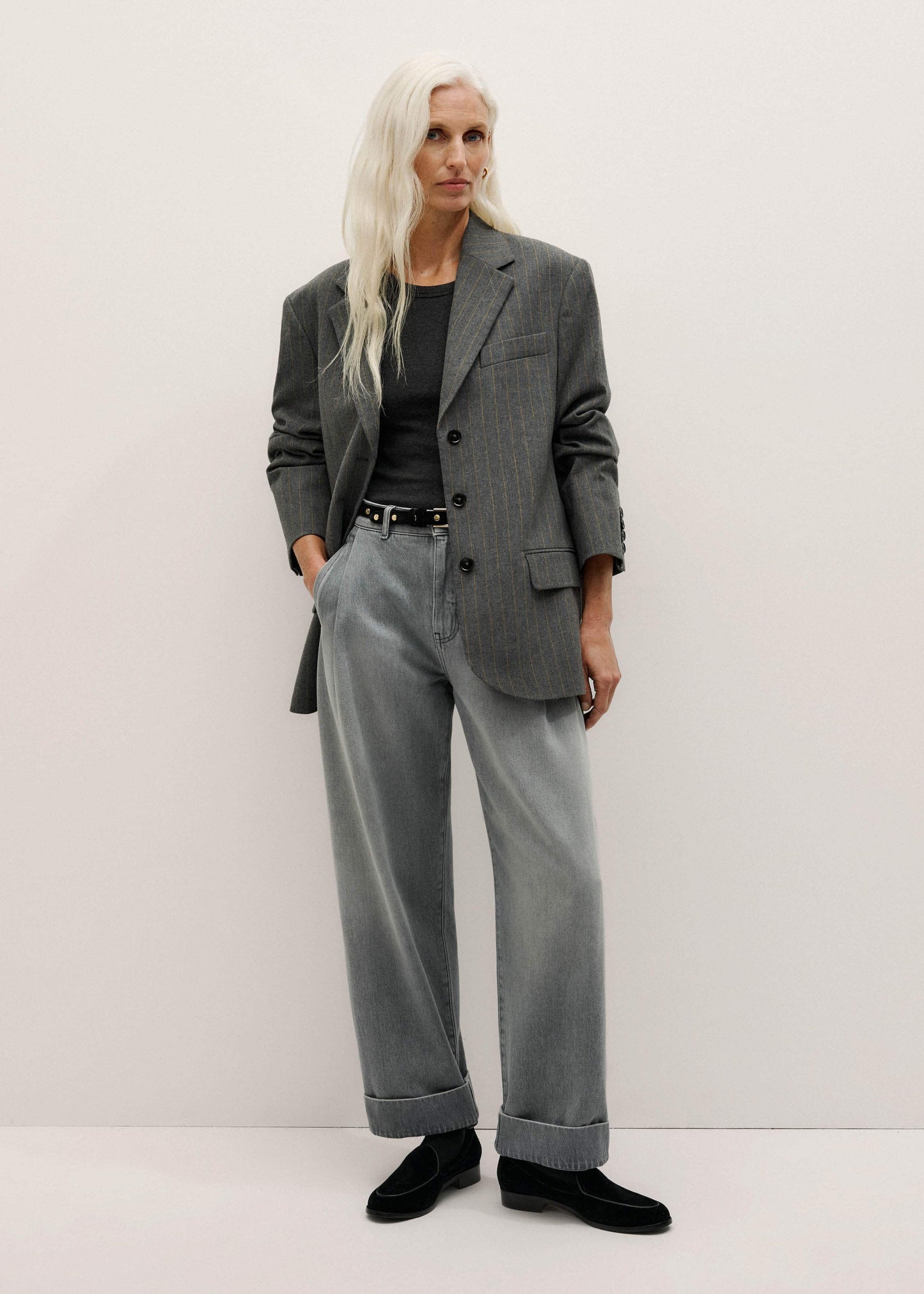 Gray Clever Jean