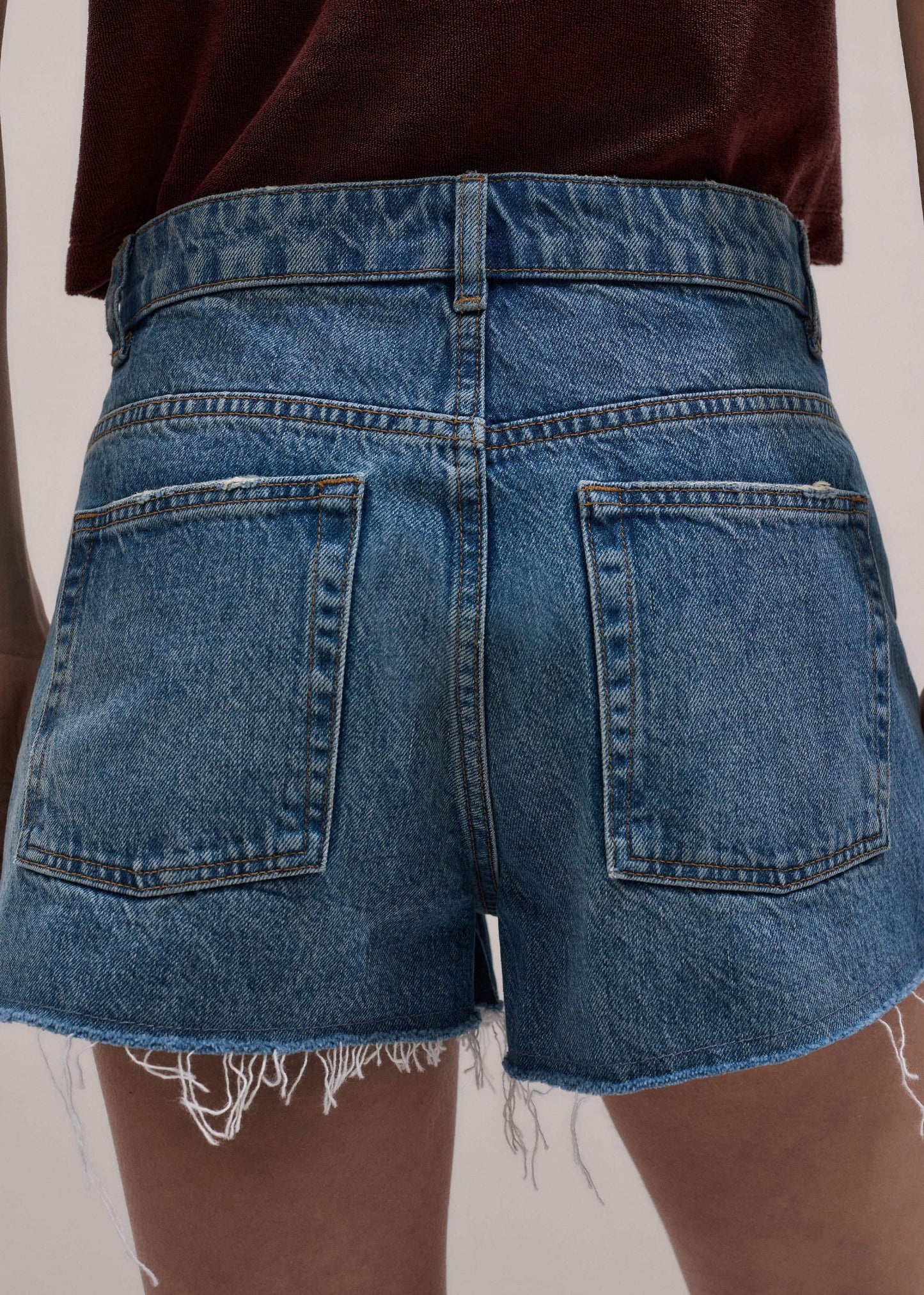 Blue Classic Cut Off Short
