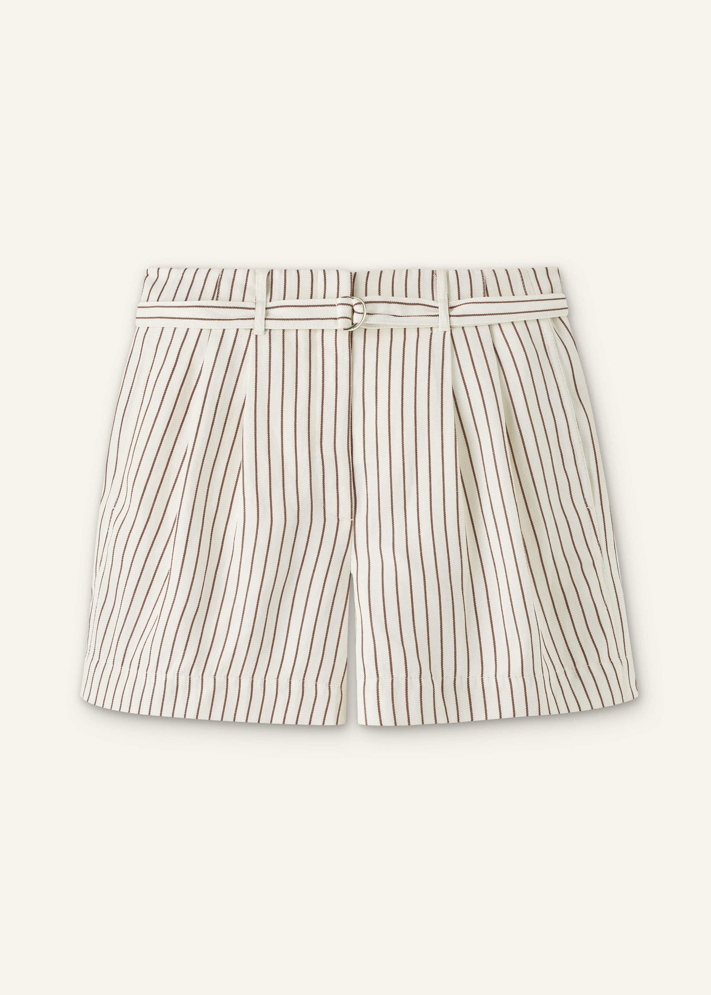 Ivory Tailored Pleat Short