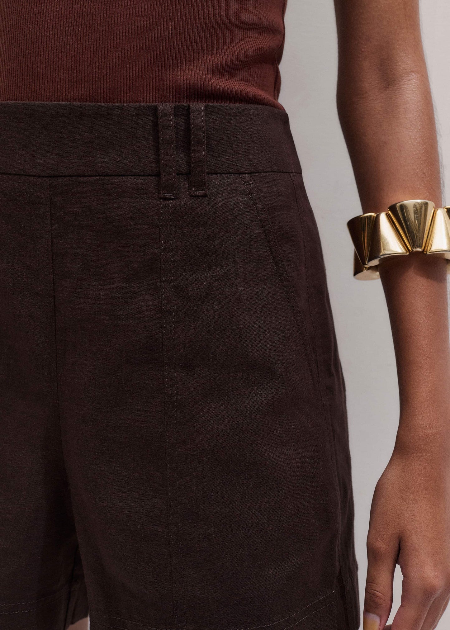 Brown Easy Summer Short