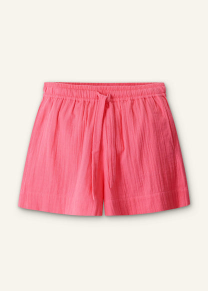 Pink Cheesecloth Summer Short