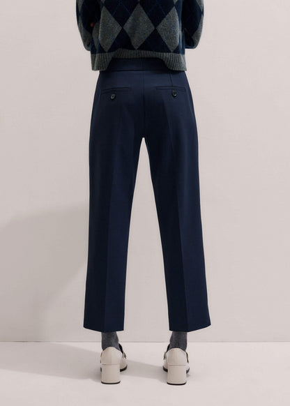 Navy Slim Crop Forever Pant | Pants