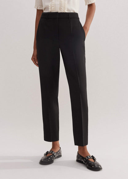 Black Slim Crop Forever Tux Pant | Woven Pants