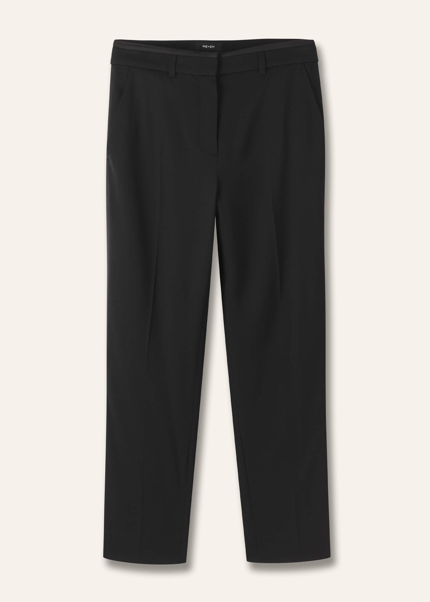 Black Slim Crop Forever Tux Pant | Woven Pants