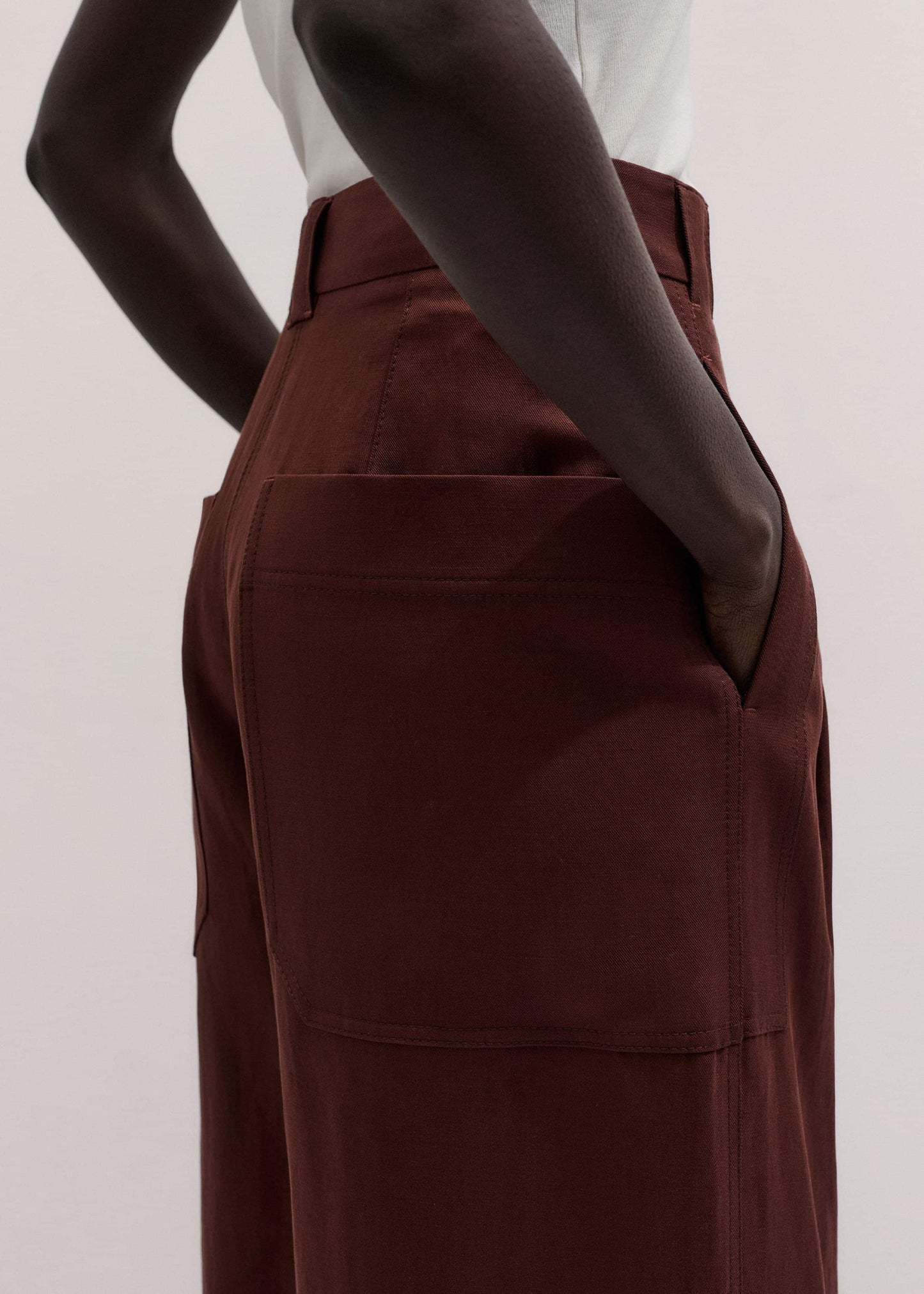 Cinnamon Brown Extreme Taper Pant