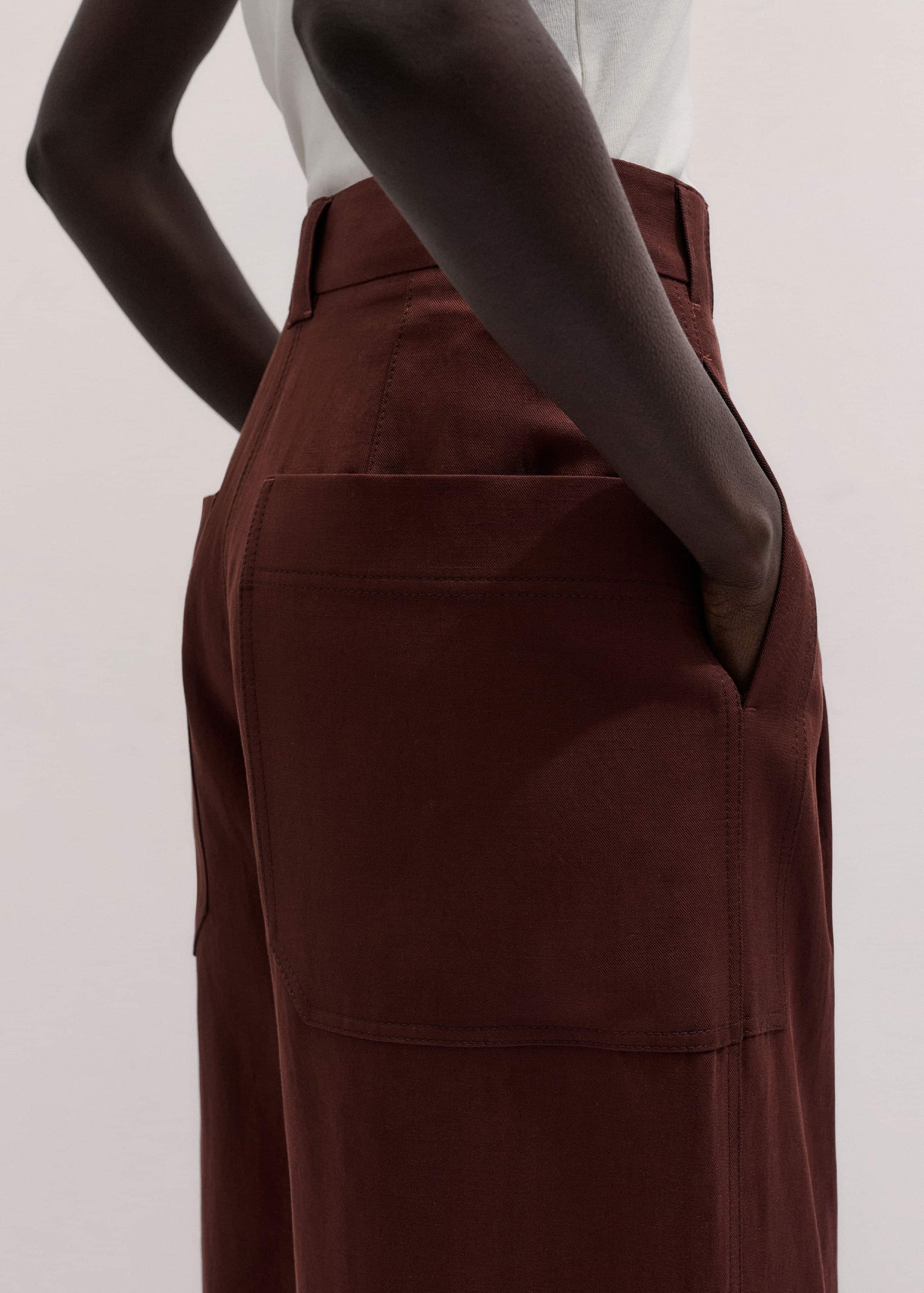Cinnamon Brown Extreme Taper Pant