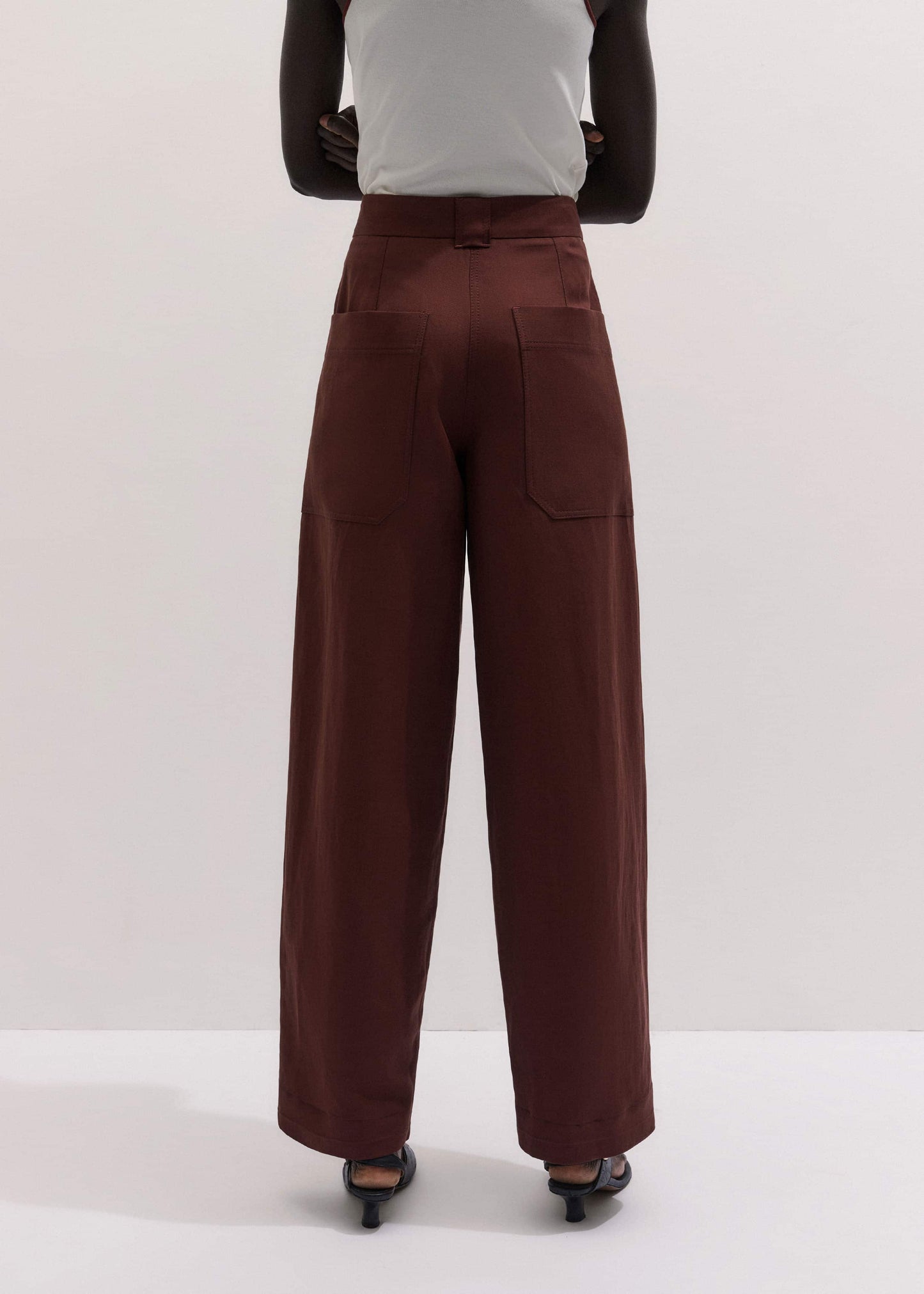 Cinnamon Brown Extreme Taper Pant