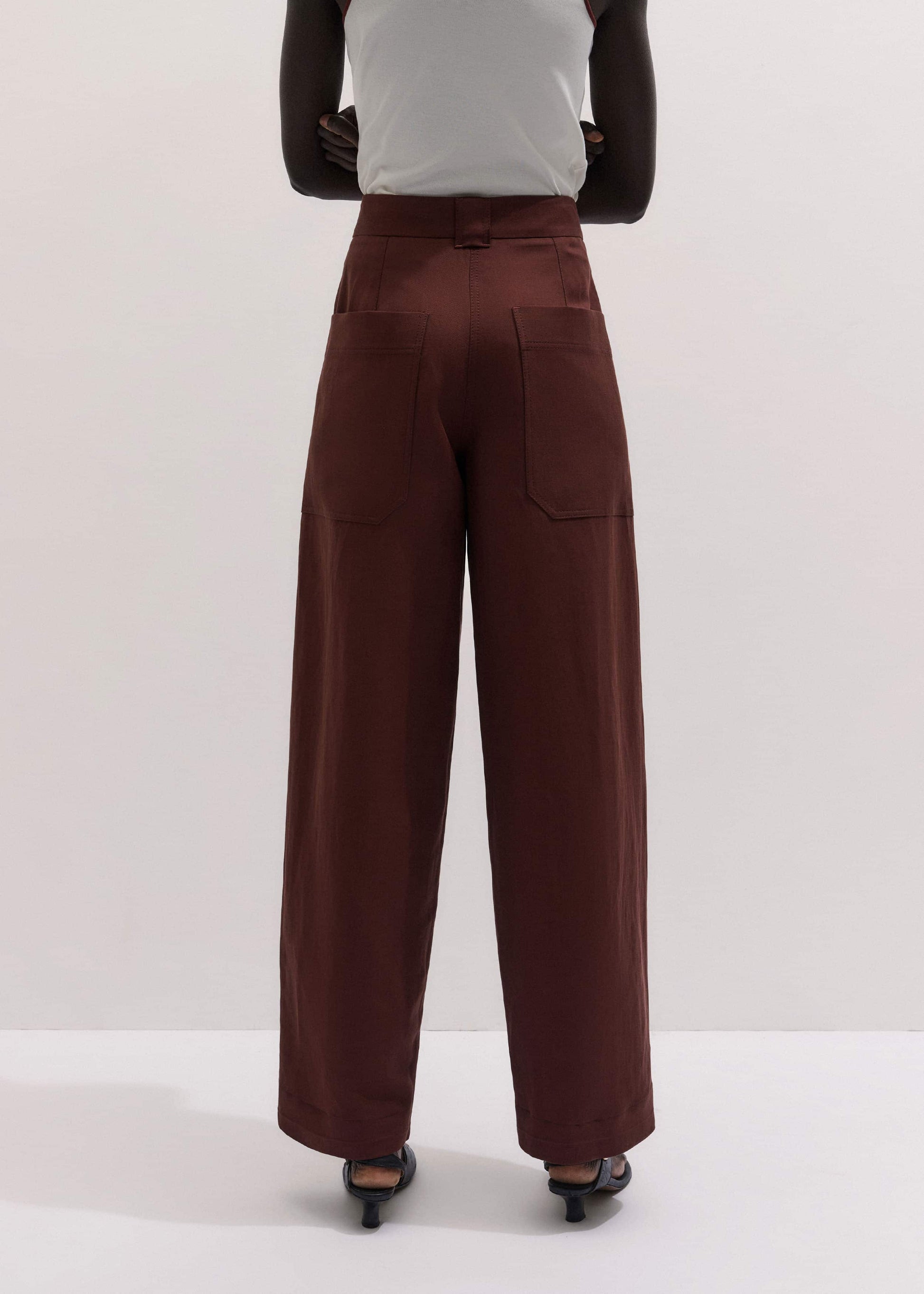 Cinnamon Brown Extreme Taper Pant
