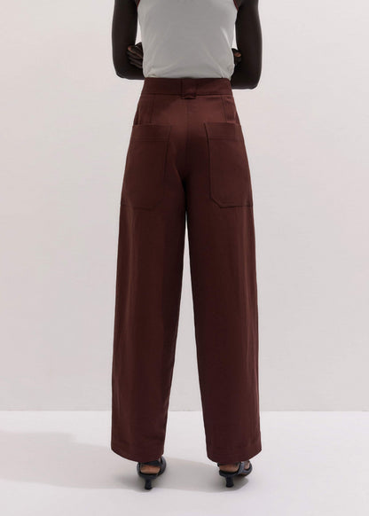 Cinnamon Brown Extreme Taper Pant