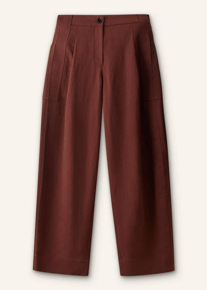 Cinnamon Brown Extreme Taper Pant
