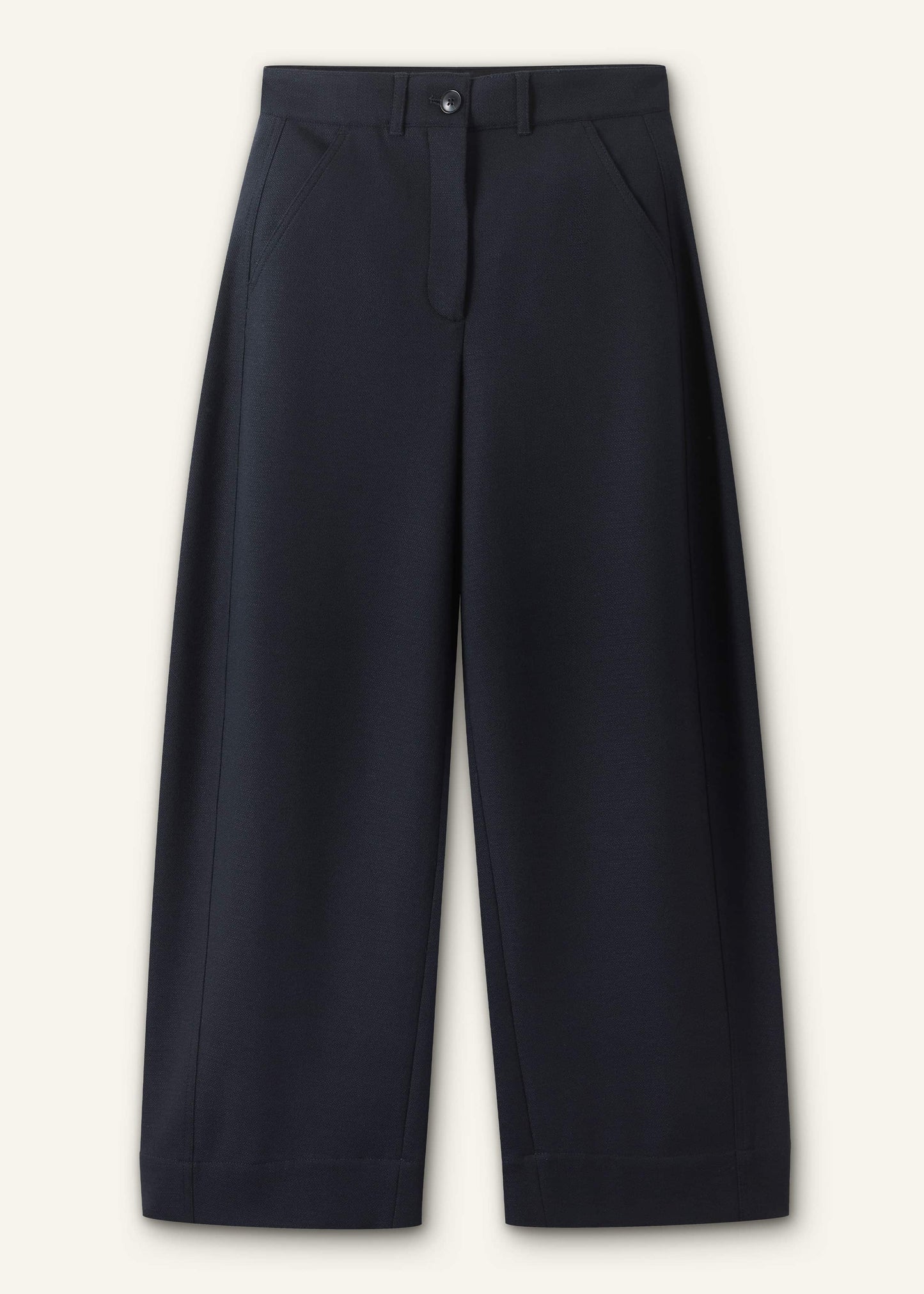 Navy Textured Extreme Tapered Pant