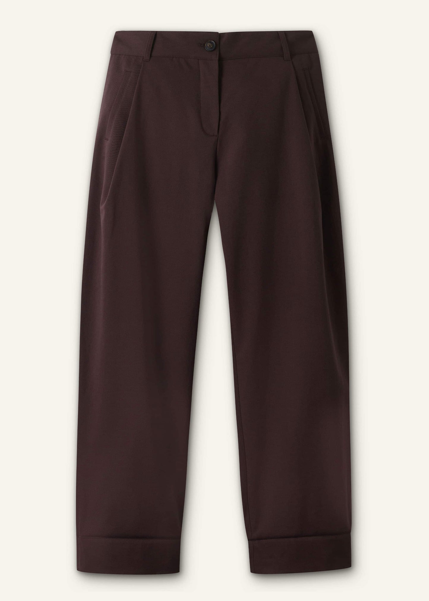Chocolate Brown Clever Tapered Chino