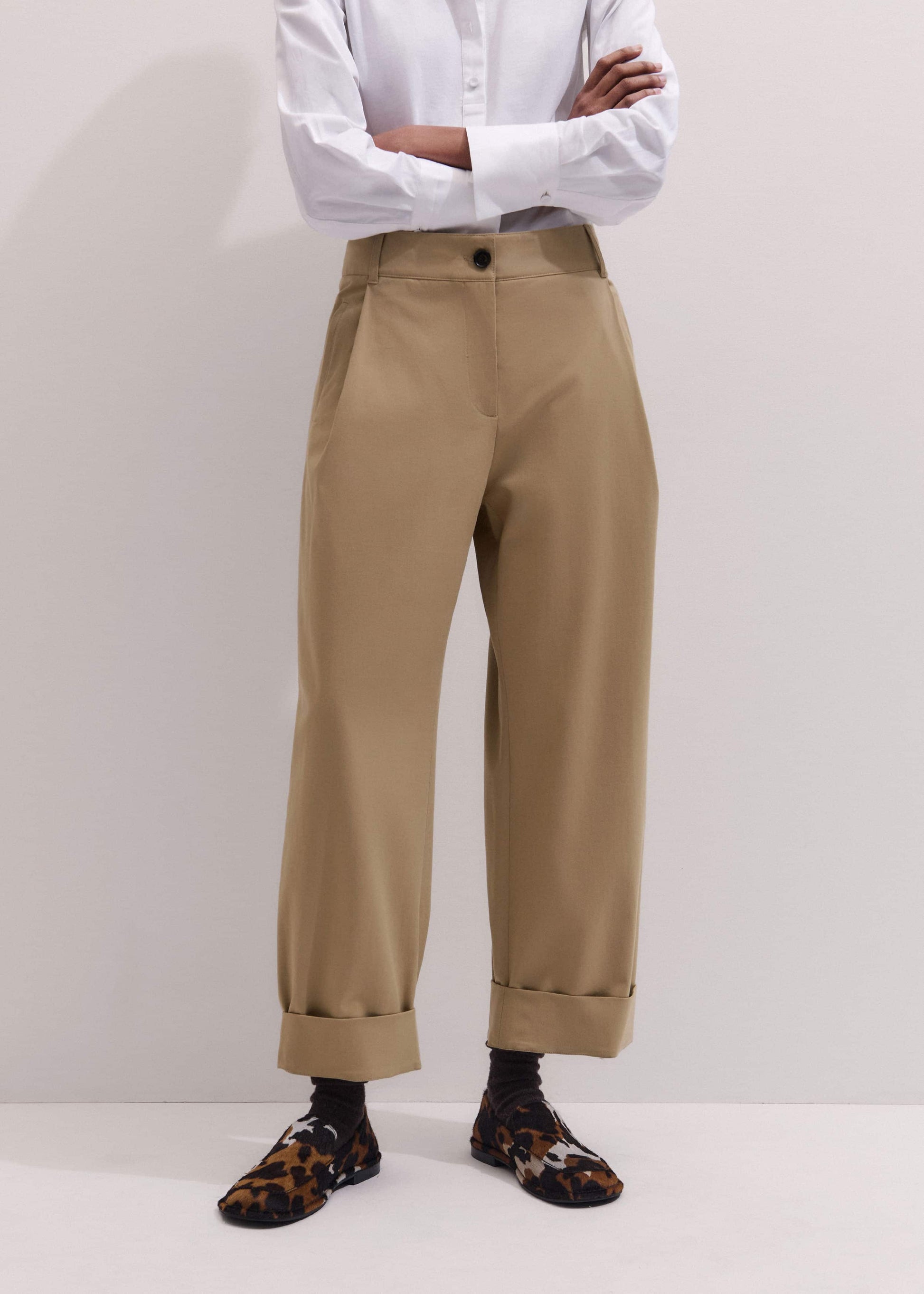 Brown Clever Tapered Chino