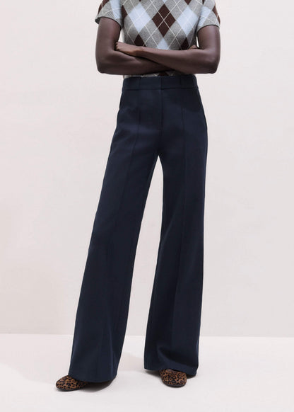 Navy Tailored Leg Elongator Pant