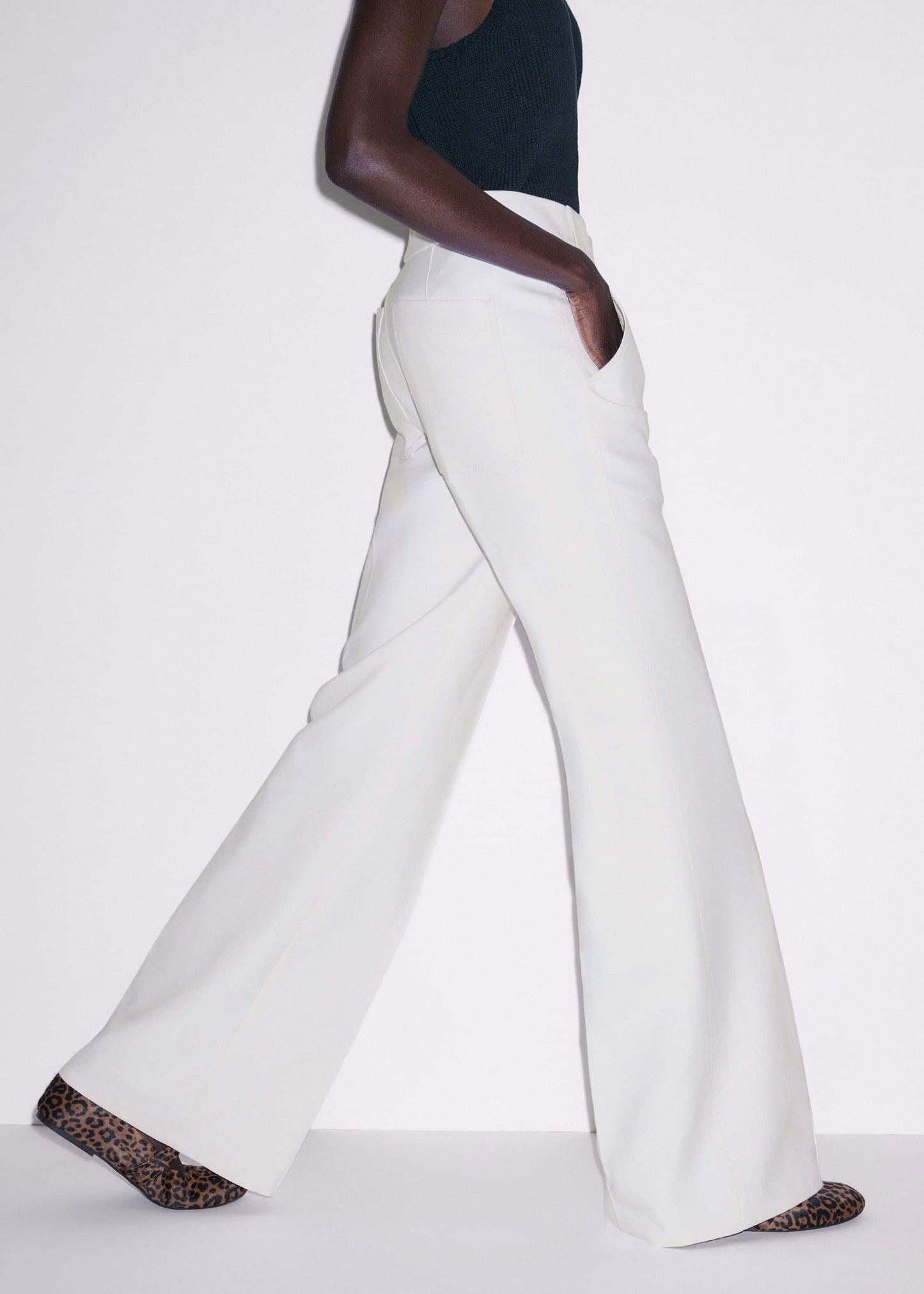 Ivory Everyday Leg Elongator Pant