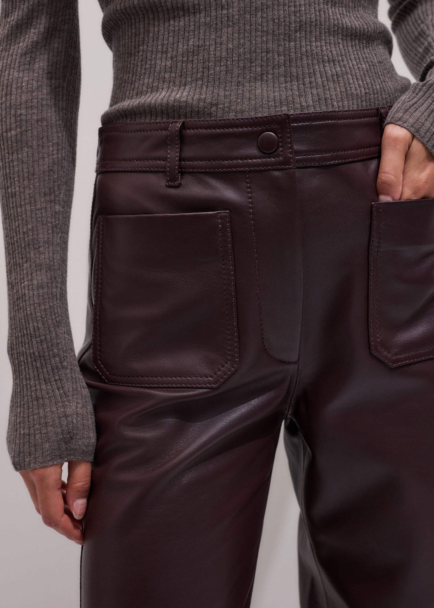 Red Boot Cut Pant