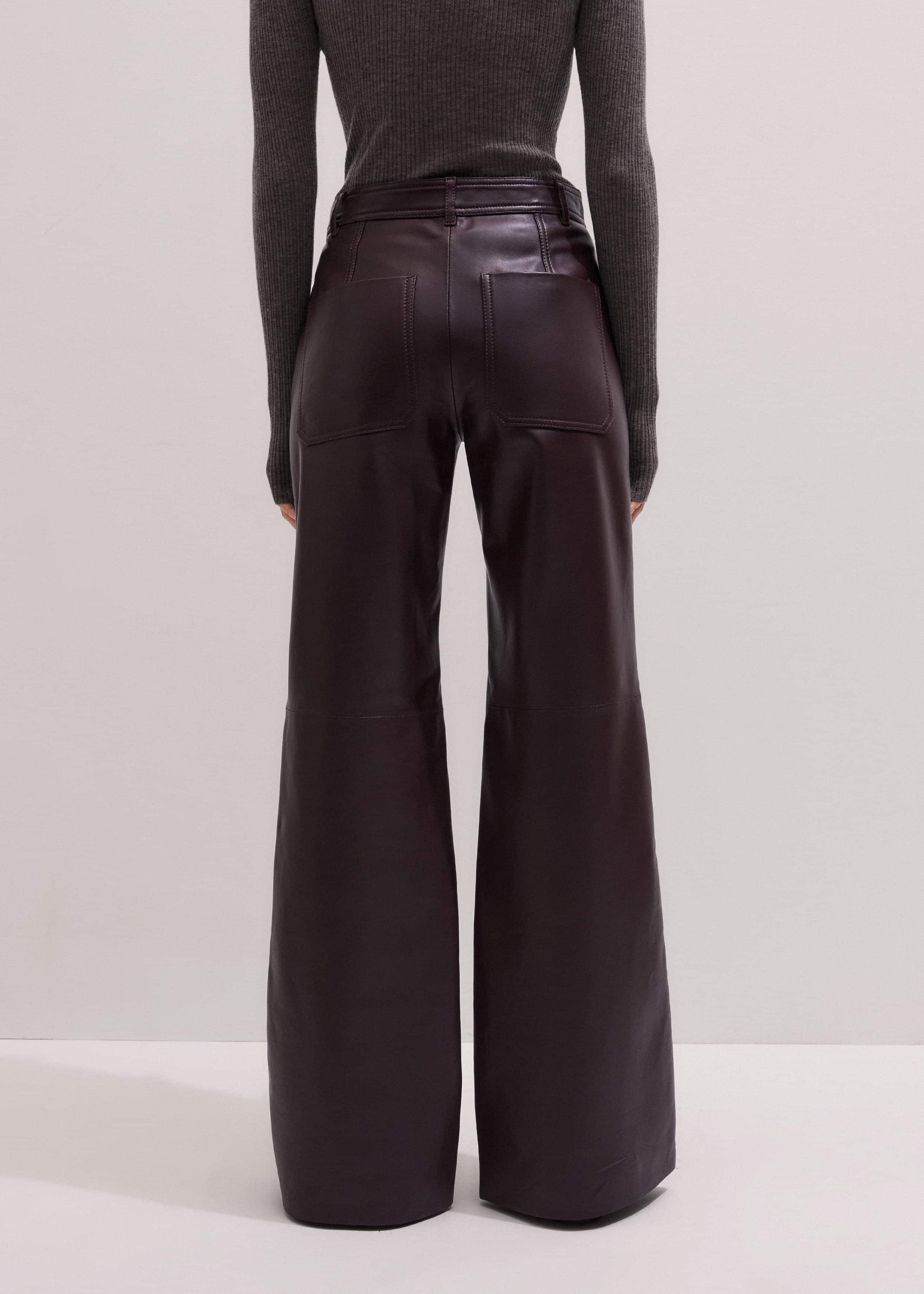 Red Boot Cut Pant
