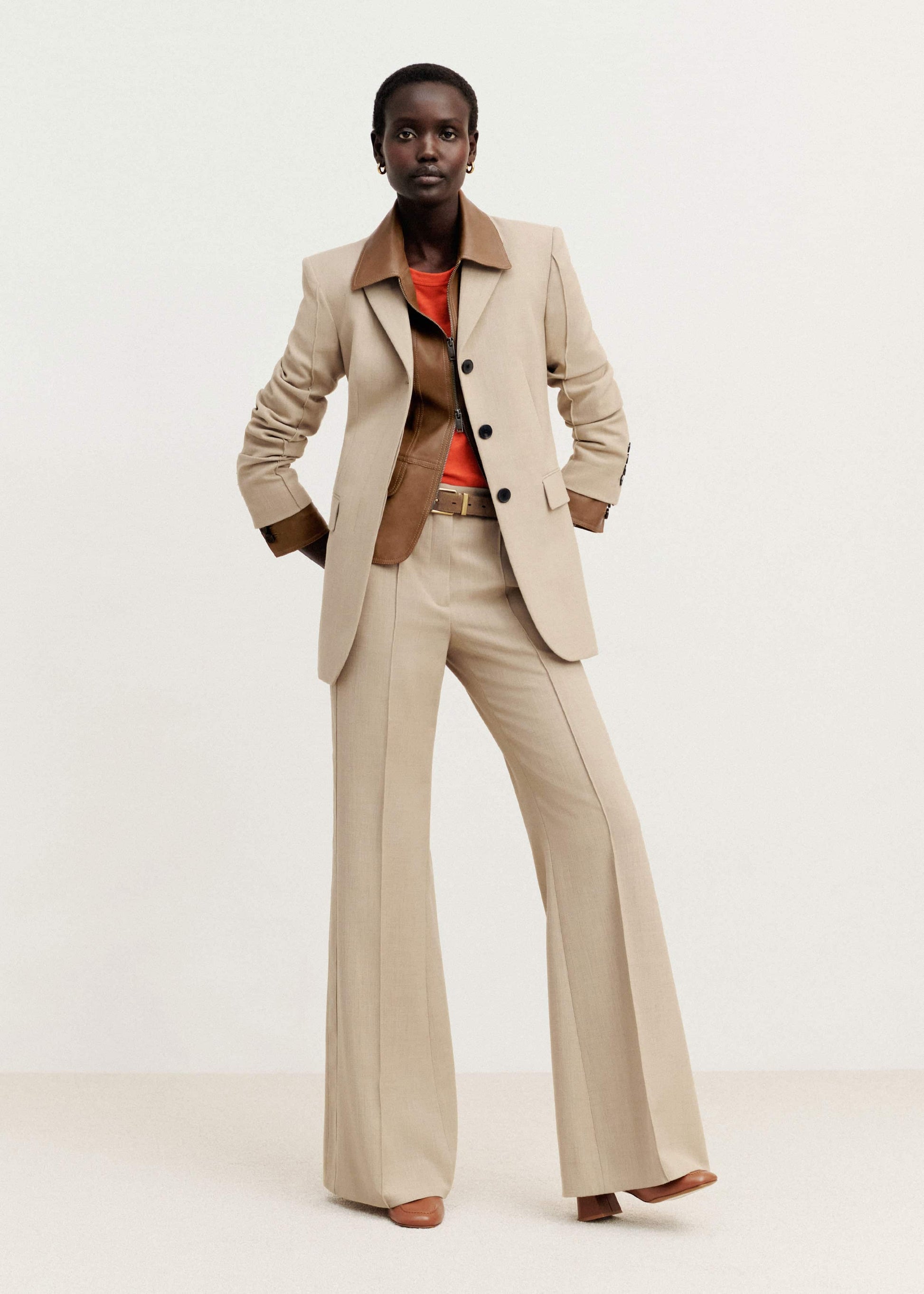 Sand Tailored Leg Elongator Pant