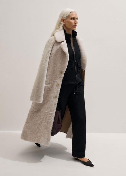 Black Luxe Travel Tailoring Barrel-Leg Pant