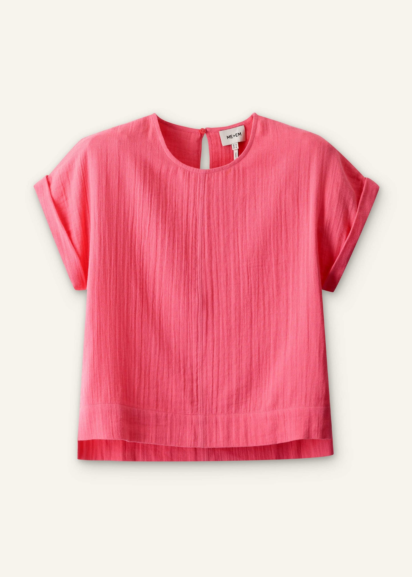 Pink Cheesecloth Summer T-Shirt