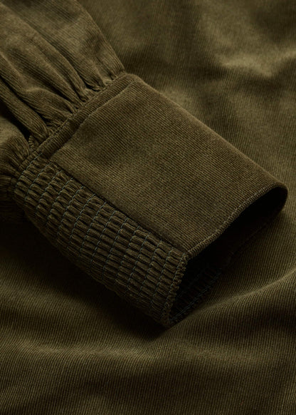 Olive Green Winter Blouse