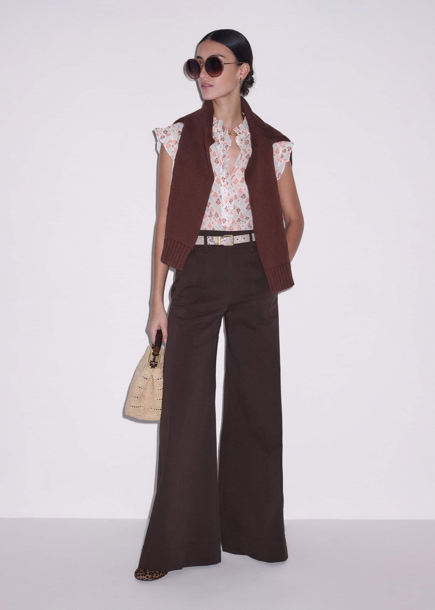 Cream Cap Sleeve Straight Top
