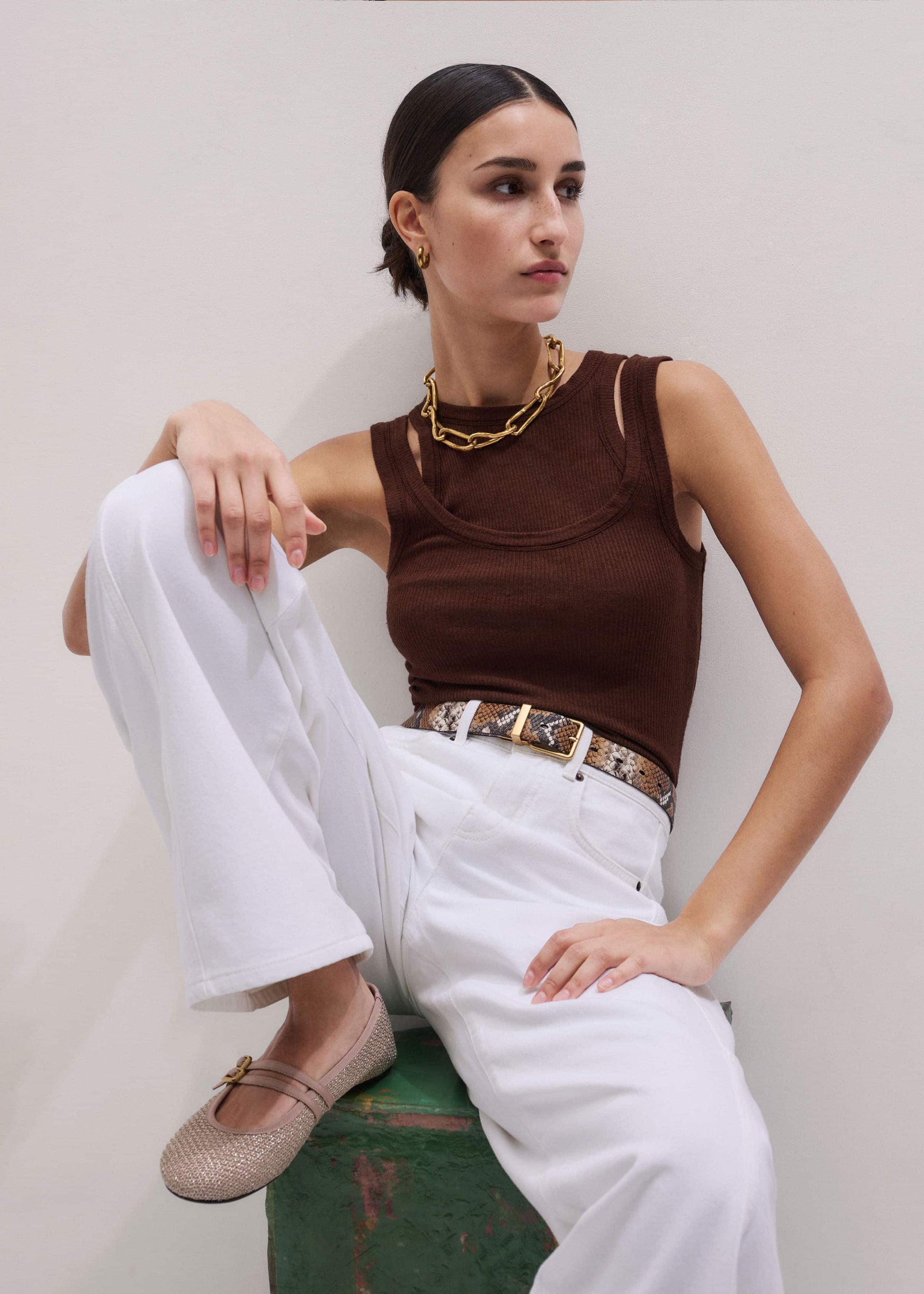Cinnamon Brown 2-In-1 Vest