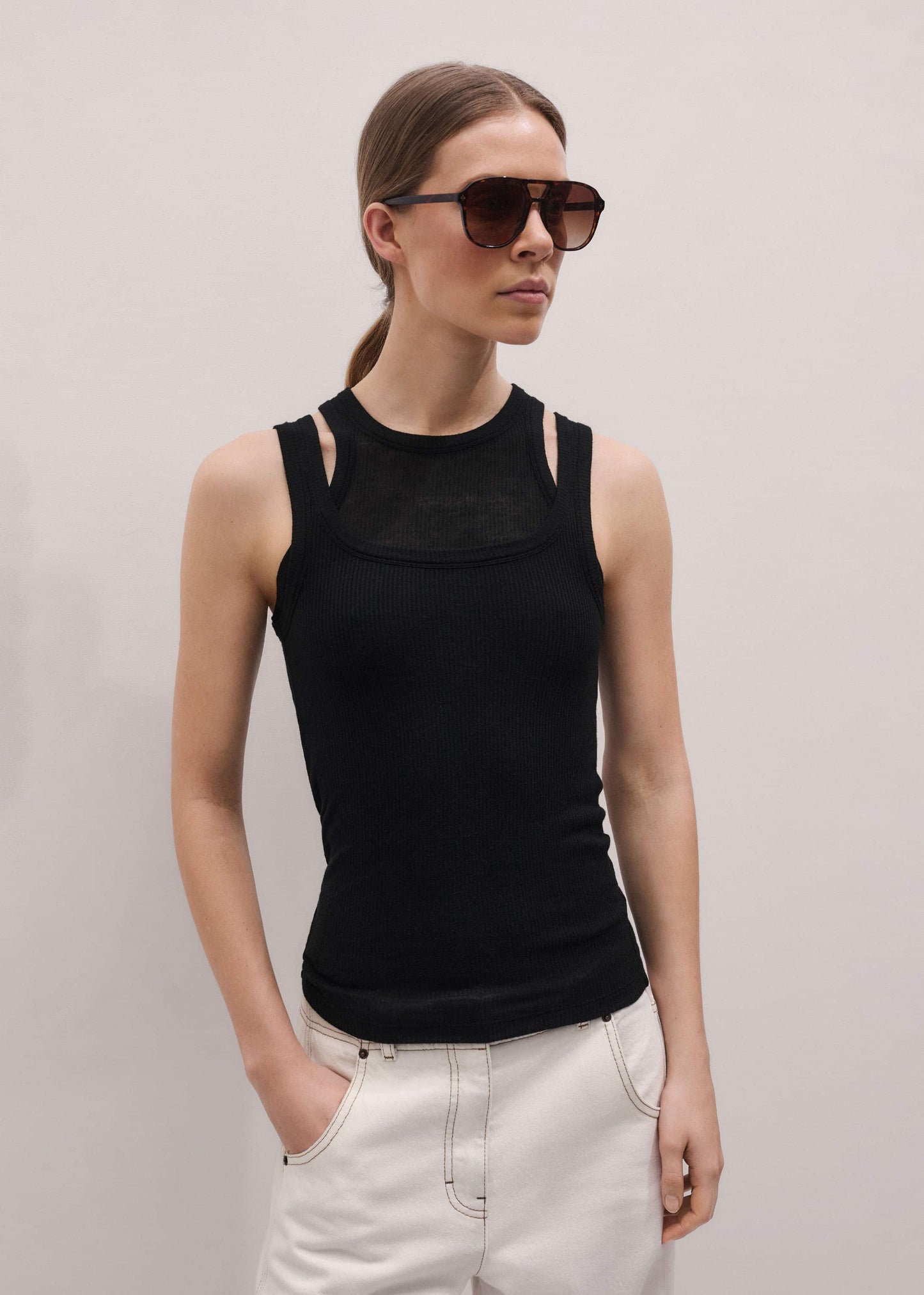 Black 2-in-1 Vest