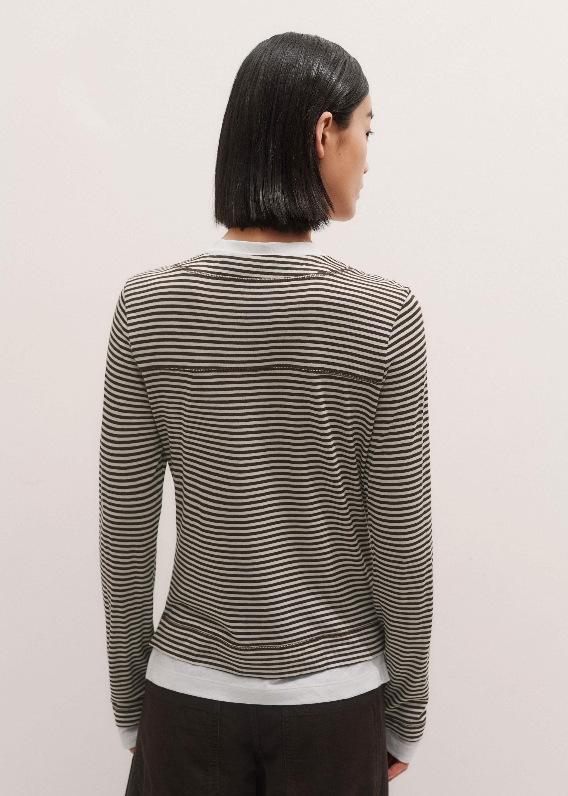 Brown Double Layer Top
