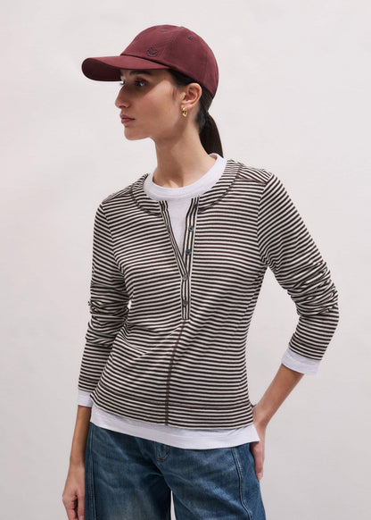 Brown Double Layer Top