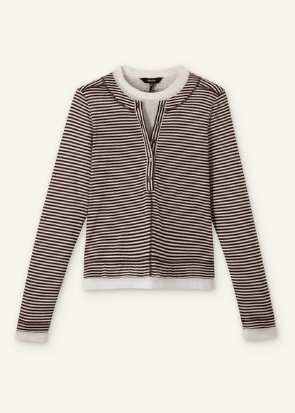 Brown Double Layer Top