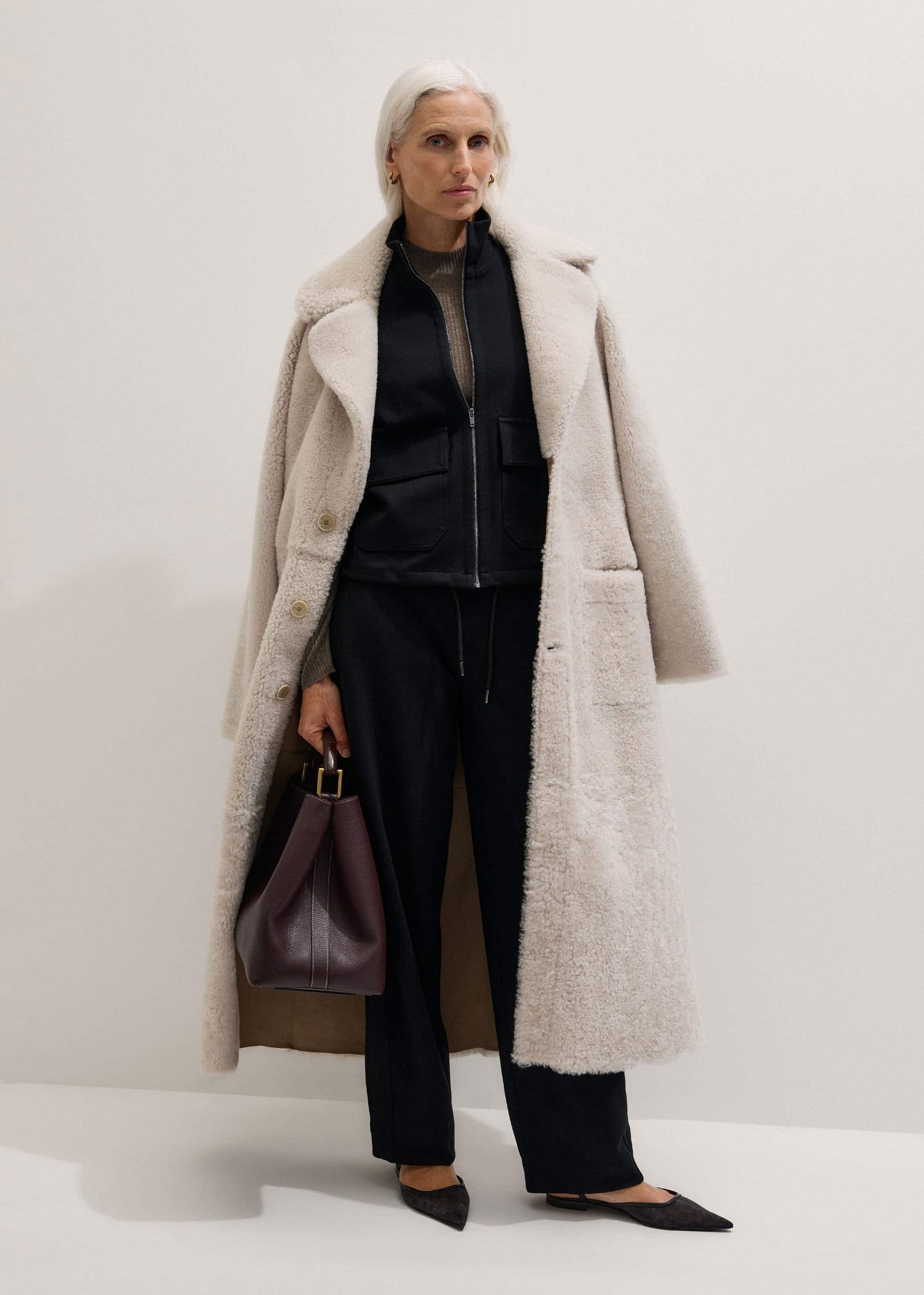 Black Luxe Travel Tailoring Layering Jacket