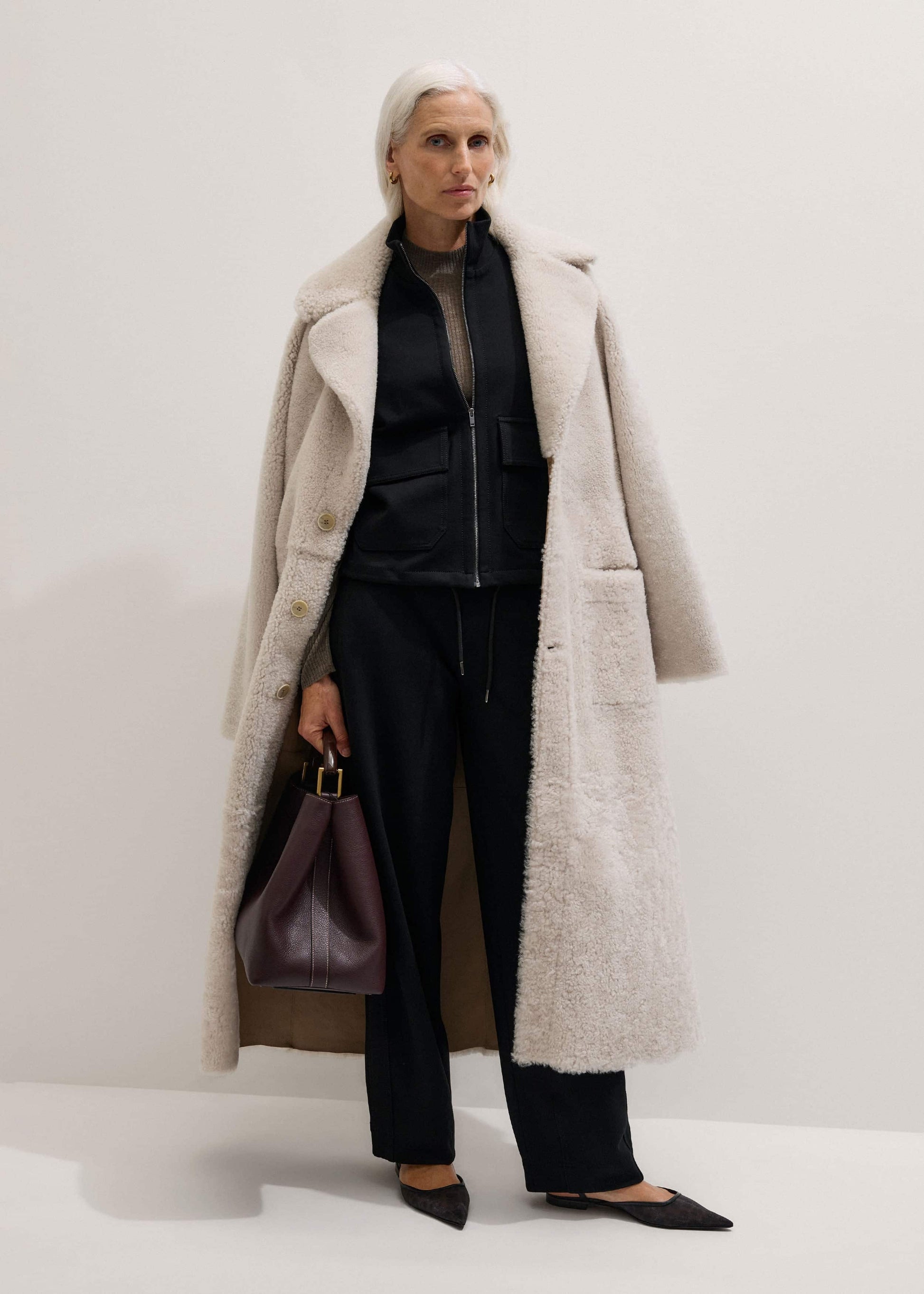 Black Luxe Travel Tailoring Layering Jacket