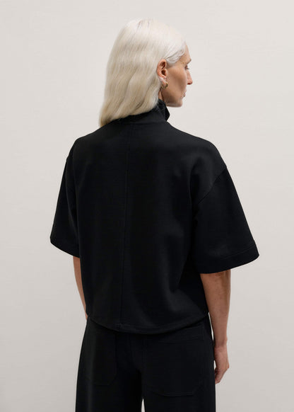 Black Luxe Travel Tailoring Layering Jacket