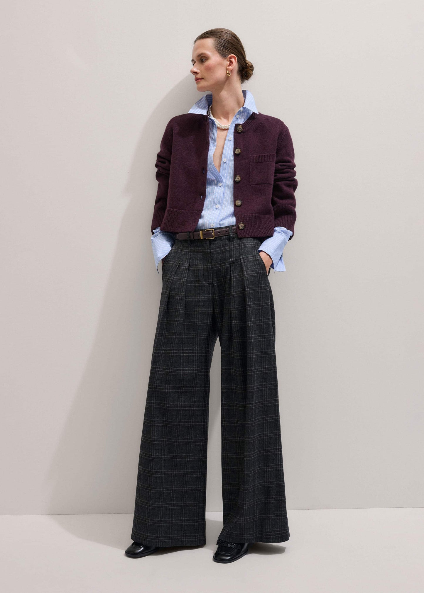 Blue Cotton Stripe Shirt