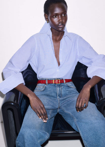 Blue Stripe Relaxed Forever Shirt